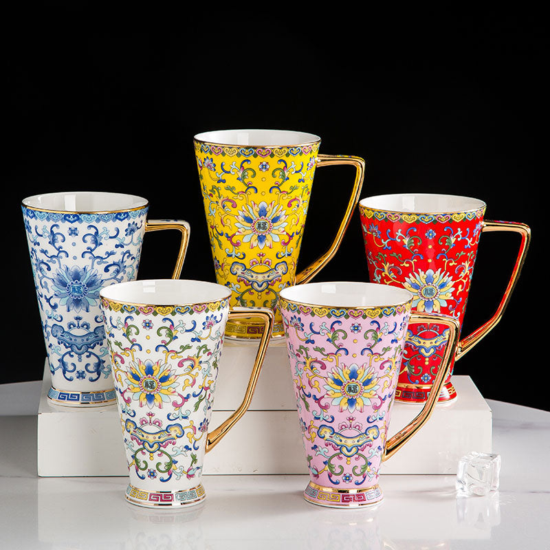 Enamel Colored Ceramic mug